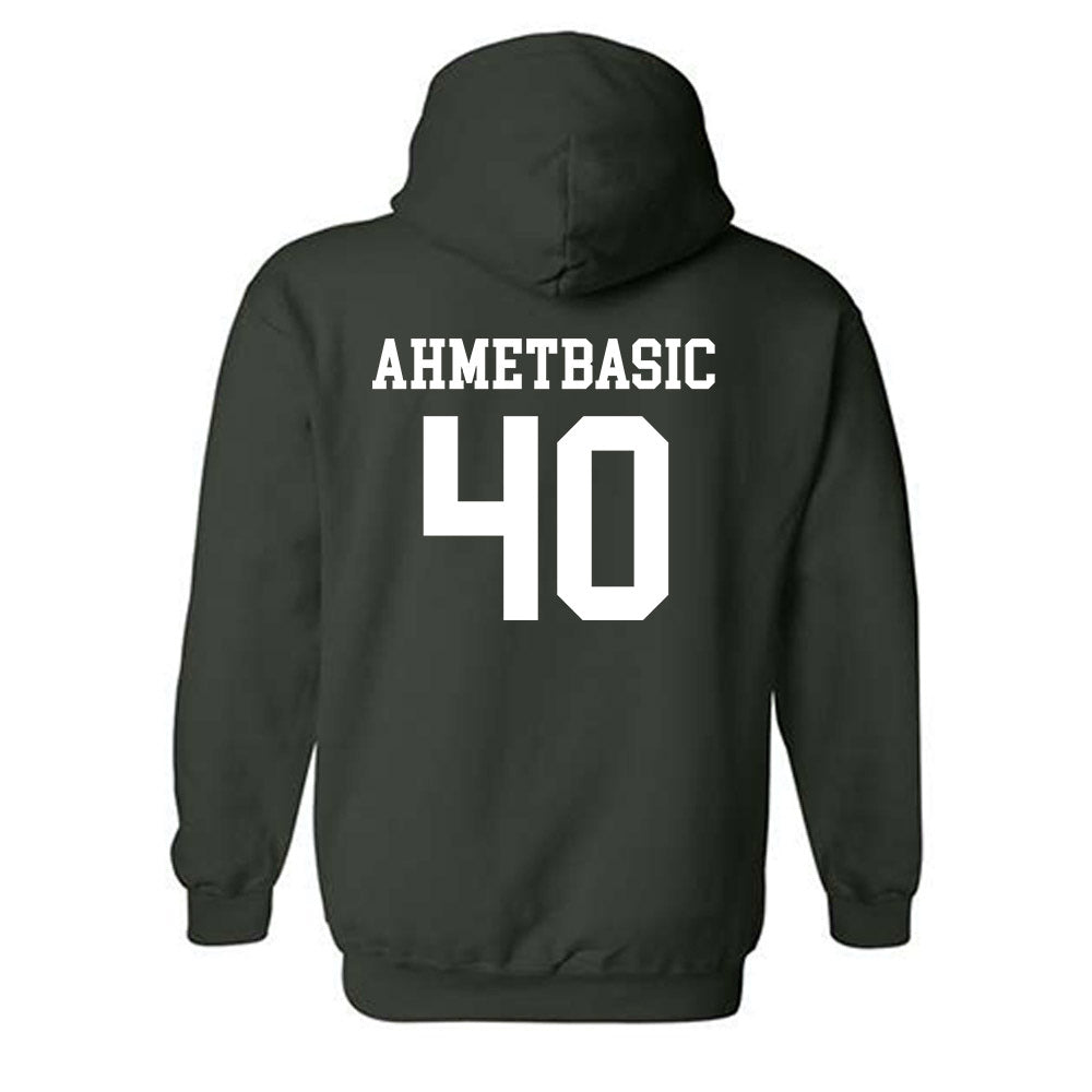 Michigan State - NCAA Football : Tarik Ahmetbasic - Classic Shersey Hooded Sweatshirt-1