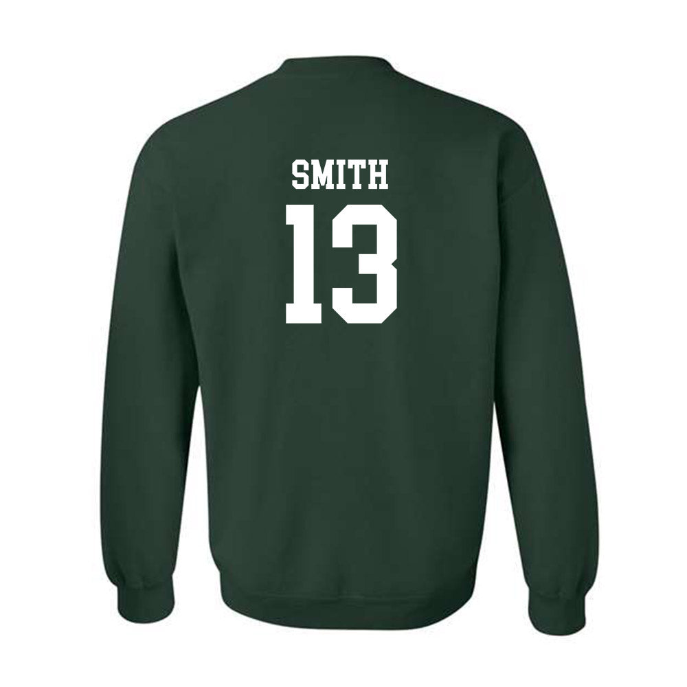 Michigan State - NCAA Football : Isaac Smith - Classic Shersey Crewneck Sweatshirt-1
