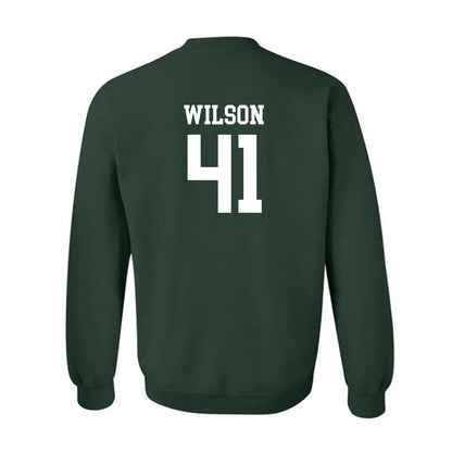Michigan State - NCAA Football : Jaxson Wilson - Classic Shersey Crewneck Sweatshirt-1