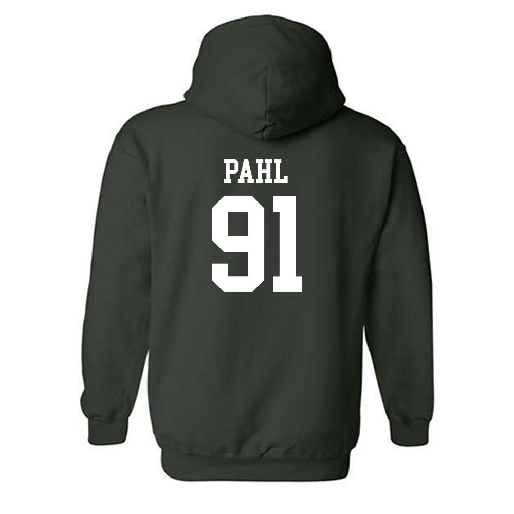 Michigan State - NCAA Football : Jackson Pahl - Classic Shersey Hooded Sweatshirt-1
