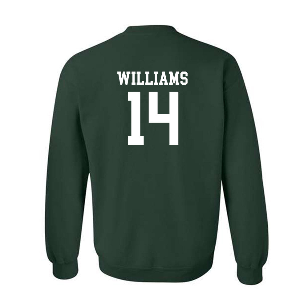 Michigan State - NCAA Football : Bryson Williams - Classic Shersey Crewneck Sweatshirt-1