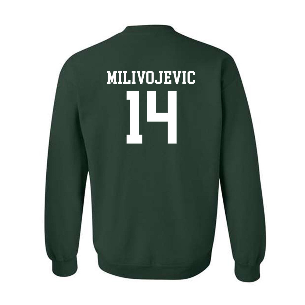 Michigan State - NCAA Football : Alessio Milivojevic - Classic Shersey Crewneck Sweatshirt-1