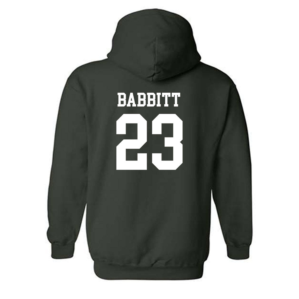 Michigan State - NCAA Football : Peyton Babbitt - Classic Shersey Hooded Sweatshirt-1