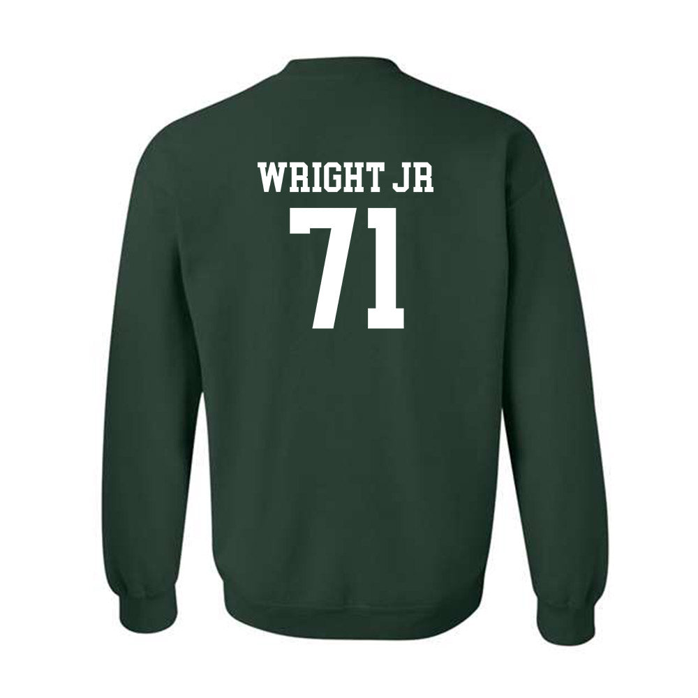 Michigan State - NCAA Football : Robert Wright Jr - Classic Shersey Crewneck Sweatshirt-1