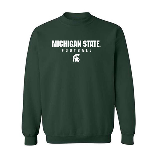 Michigan State - NCAA Football : Peyton Babbitt - Classic Shersey Crewneck Sweatshirt-0