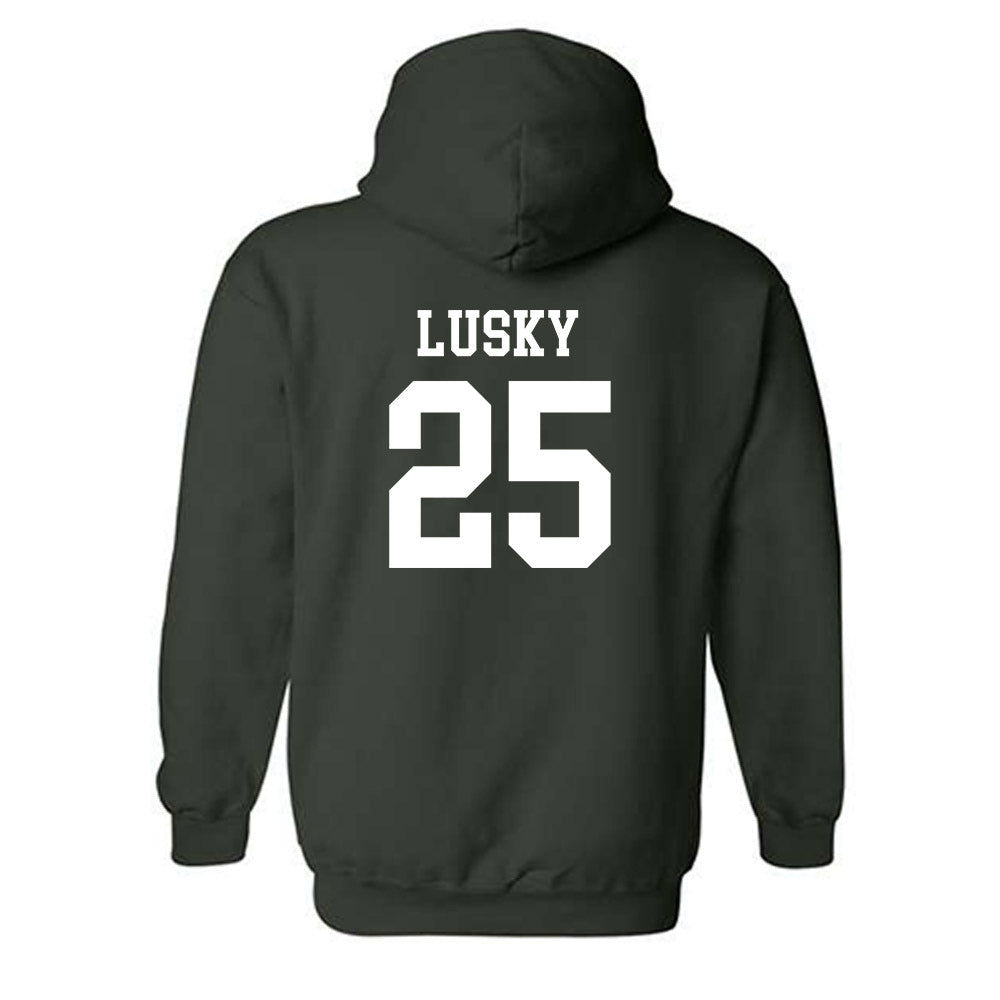 Michigan State - NCAA Men's Soccer : Jackson Lusky - Classic Shersey Hooded Sweatshirt-1