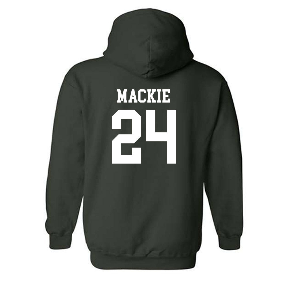 Michigan State - NCAA Men's Ice Hockey : Nathan Mackie - Classic Shersey Hooded Sweatshirt-1
