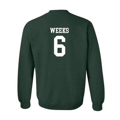 Michigan State - NCAA Baseball : Davis Weeks - Classic Shersey Crewneck Sweatshirt-1