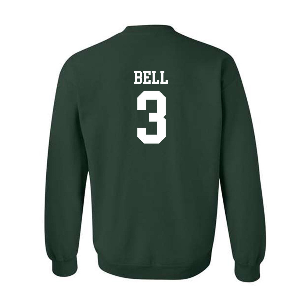 Michigan State - NCAA Football : Tre Bell - Classic Shersey Crewneck Sweatshirt-1