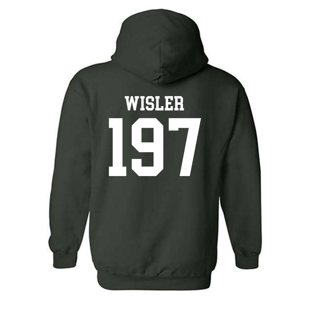Michigan State - NCAA Wrestling : Kael Wisler - Classic Shersey Hooded Sweatshirt-1