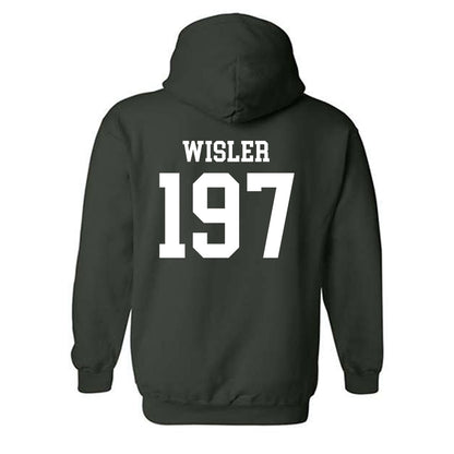 Michigan State - NCAA Wrestling : Kael Wisler - Classic Shersey Hooded Sweatshirt-1
