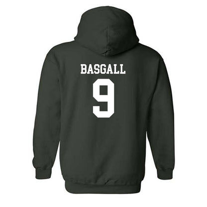 Michigan State - NCAA Men's Ice Hockey : Matthew Basgall - Classic Shersey Hooded Sweatshirt-1