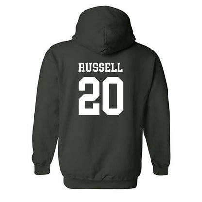 Michigan State - NCAA Men's Ice Hockey : Daniel Russell - Classic Shersey Hooded Sweatshirt-1