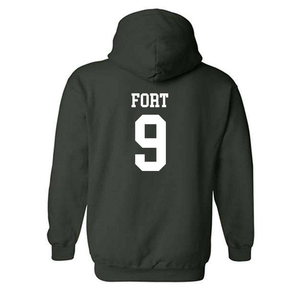 Michigan State - NCAA Men's Basketball : Lorenzo Fort - Classic Shersey Hooded Sweatshirt-1