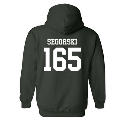 Michigan State - NCAA Wrestling : Owen Segorski - Classic Shersey Hooded Sweatshirt-1
