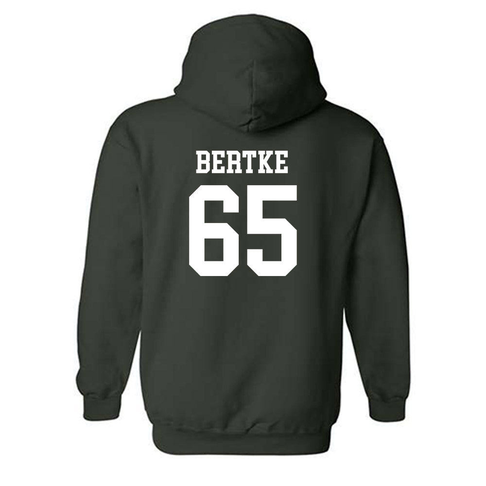 Michigan State - NCAA Football : Cole Bertke - Classic Shersey Hooded Sweatshirt-1