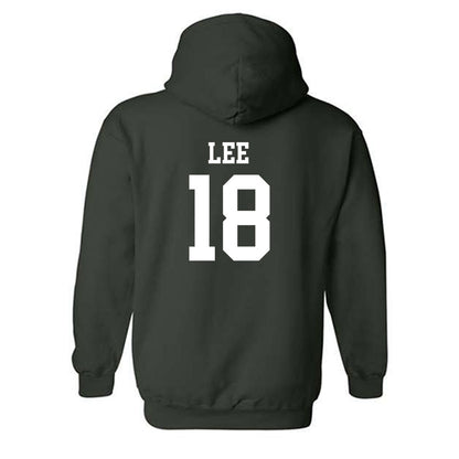 Michigan State - NCAA Men's Ice Hockey : Ryker Lee - Classic Shersey Hooded Sweatshirt-1