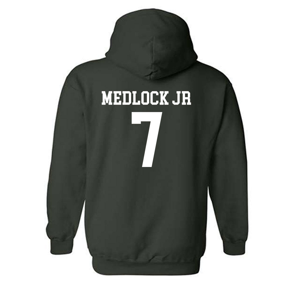 Michigan State - NCAA Men's Basketball : Carlos Medlock jr - Classic Shersey Hooded Sweatshirt-1