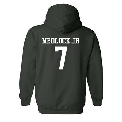 Michigan State - NCAA Men's Basketball : Carlos Medlock jr - Classic Shersey Hooded Sweatshirt-1