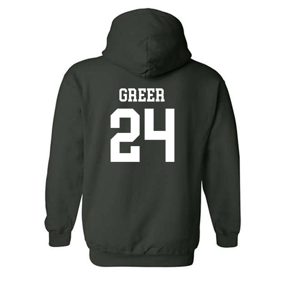 Michigan State - NCAA Softball : Hannah Greer - Classic Shersey Hooded Sweatshirt