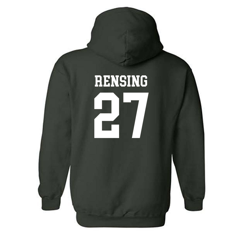 Michigan State - NCAA Men's Soccer : Drew Rensing - Classic Shersey Hooded Sweatshirt-1