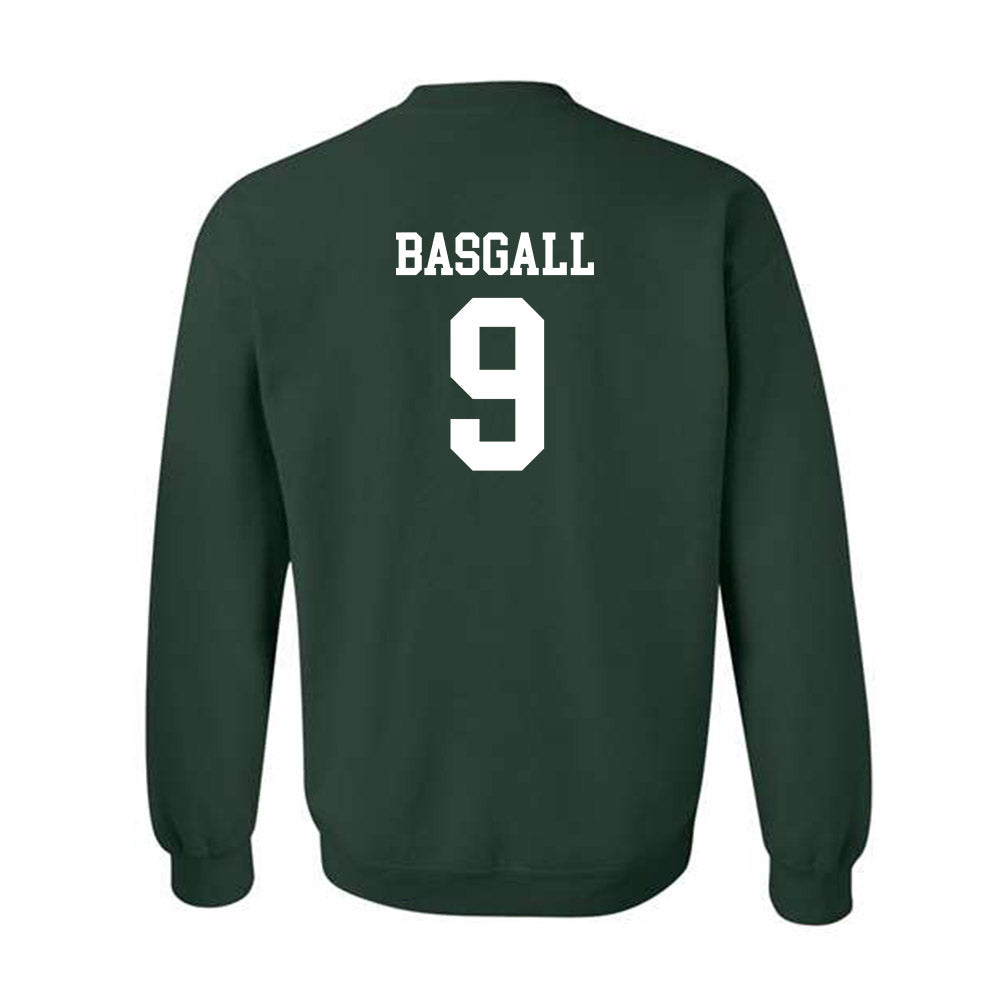 Michigan State - NCAA Men's Ice Hockey : Matthew Basgall - Classic Shersey Crewneck Sweatshirt-1