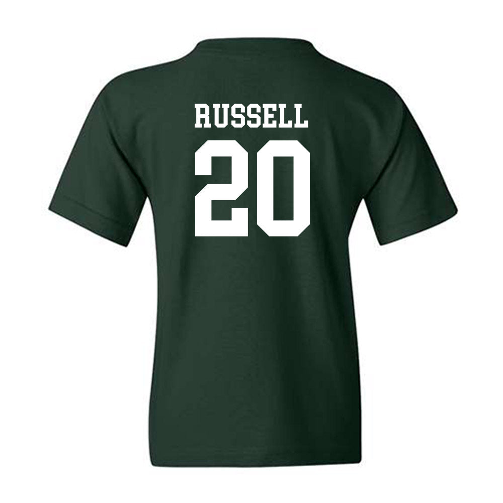 Michigan State - NCAA Men's Ice Hockey : Daniel Russell - Classic Shersey Youth T-Shirt-1
