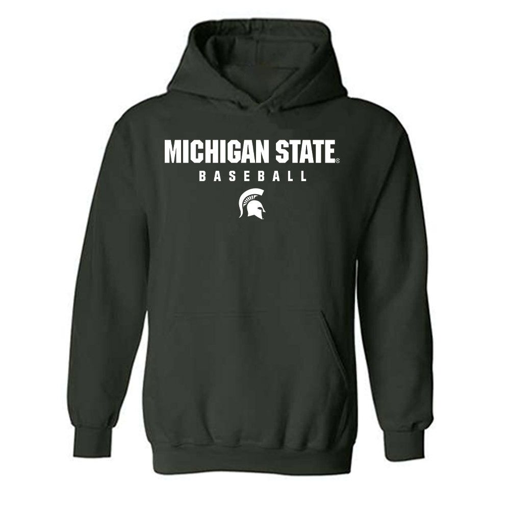 Michigan State - NCAA Baseball : Bobby Crane - Classic Shersey Hooded Sweatshirt-0