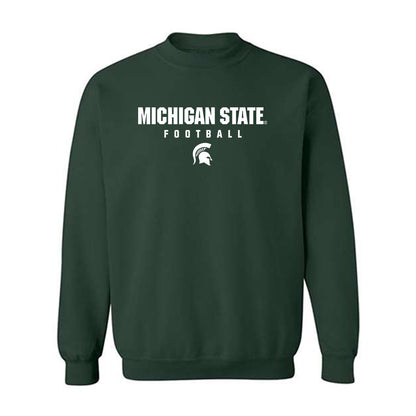 Michigan State - NCAA Football : Kekai Burnett - Classic Shersey Crewneck Sweatshirt-0