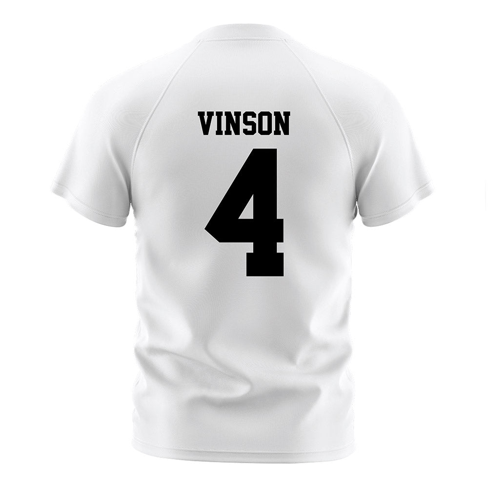 DePaul - NCAA Women's Soccer : Riley Vinson - White Soccer Jersey-1