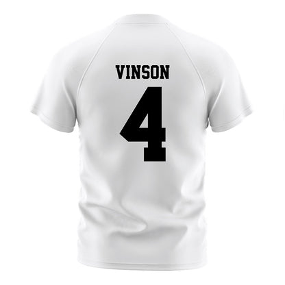 DePaul - NCAA Women's Soccer : Riley Vinson - White Soccer Jersey-1