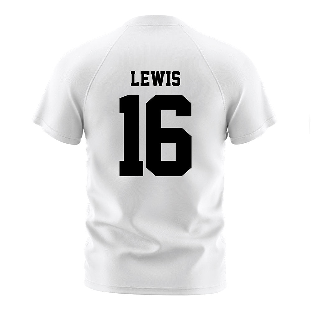 DePaul - NCAA Women's Soccer : Madeline Lewis - White Soccer Jersey-1