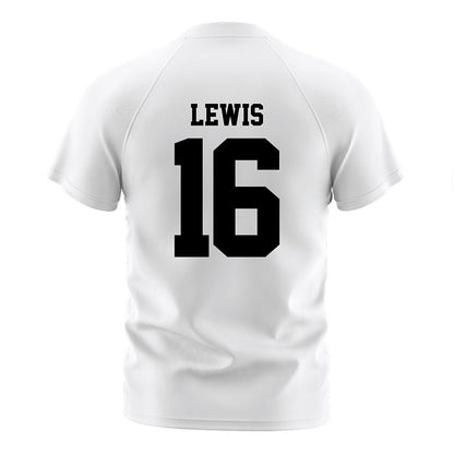 DePaul - NCAA Women's Soccer : Madeline Lewis - White Soccer Jersey-1