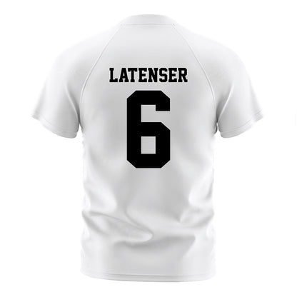 DePaul - NCAA Women's Soccer : Dory Latenser - White Soccer Jersey-1