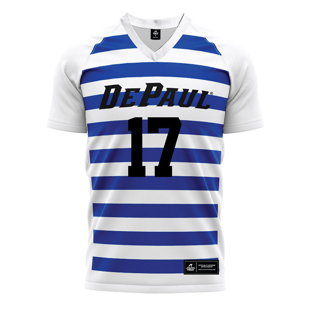 DePaul - NCAA Women's Soccer : Keira Taylor - White Soccer Jersey-0