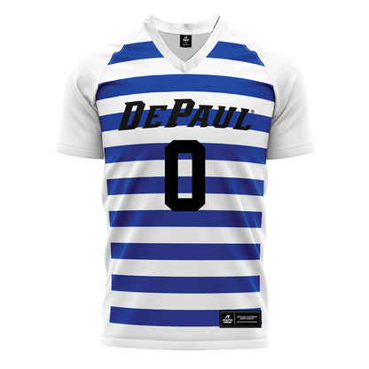 DePaul - NCAA Women's Soccer : Savannah Mittelstaedt - White Soccer Jersey-0