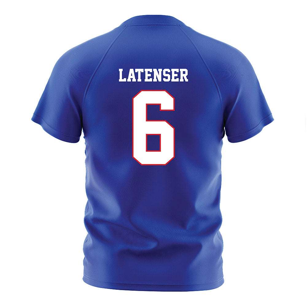 DePaul - NCAA Women's Soccer : Dory Latenser - Blue Soccer Jersey-1