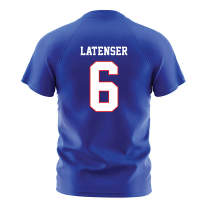 DePaul - NCAA Women's Soccer : Dory Latenser - Blue Soccer Jersey-1
