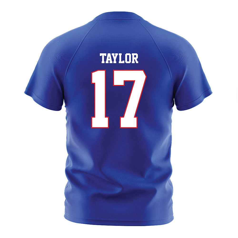 DePaul - NCAA Women's Soccer : Keira Taylor - Blue Soccer Jersey-1