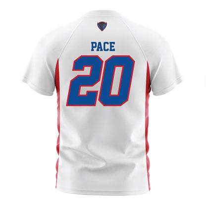 DePaul - NCAA Men's Soccer : Keagan Pace - White Soccer Jersey-1