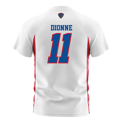 DePaul - NCAA Men's Soccer : Christian Dionne - White Soccer Jersey-1