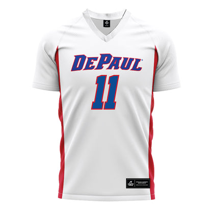 DePaul - NCAA Men's Soccer : Daniel Hickiewicz - White Soccer Jersey-0
