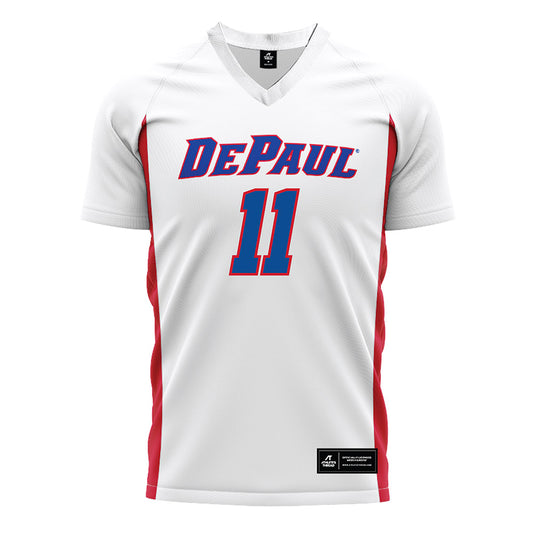 DePaul - NCAA Men's Soccer : Daniel Hickiewicz - White Soccer Jersey-0