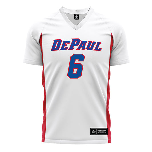 DePaul - NCAA Men's Soccer : Joon Han - White Soccer Jersey-0