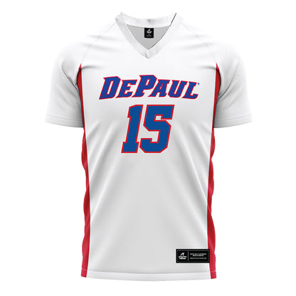 DePaul - NCAA Men's Soccer : Eli Wachs - White Soccer Jersey-0