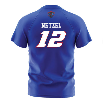 DePaul - NCAA Men's Soccer : Gavin Netzel - Blue Soccer Jersey-1