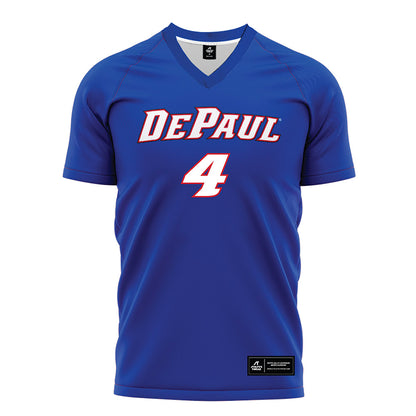 DePaul - NCAA Men's Soccer : Ronan Selbo - Blue Soccer Jersey-0