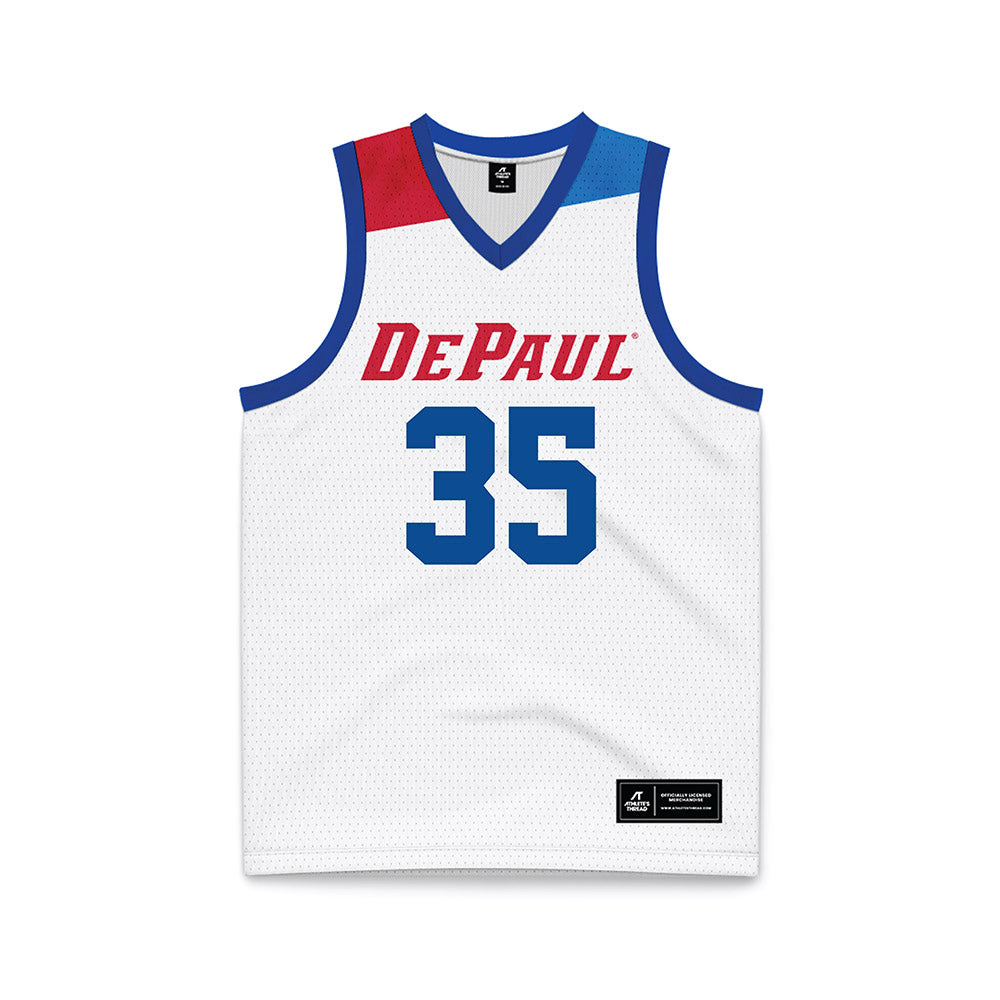 DePaul - NCAA Women's Basketball : Justis Odom - White Basketball Jersey-0