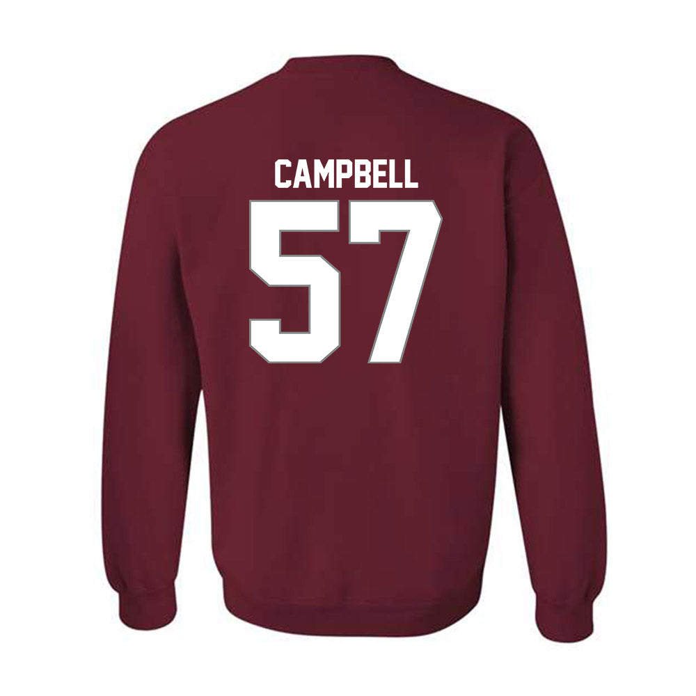 NCCU - NCAA Football : MJ Campbell - Classic Shersey Crewneck Sweatshirt-1