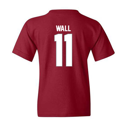 NCCU - NCAA Football : Mehki Wall - Classic Shersey Youth T-Shirt-1